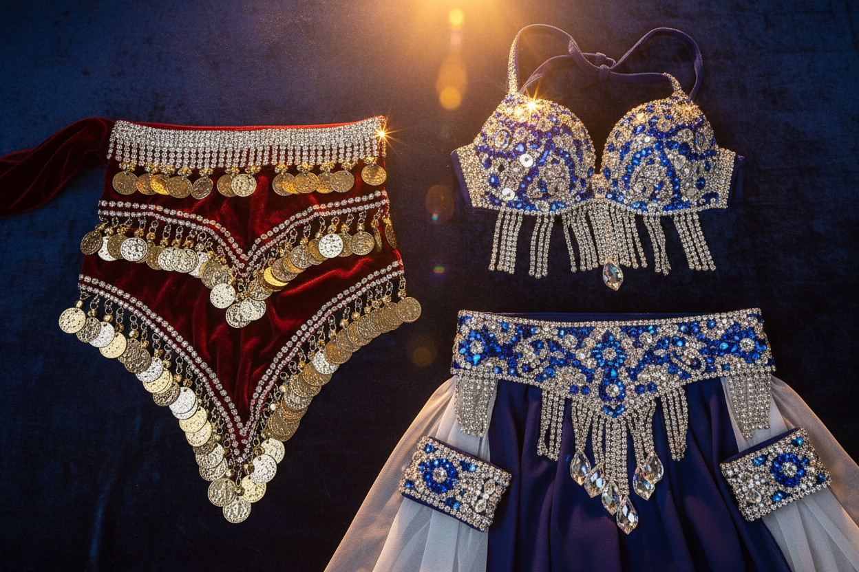 Belly Dance Hip Scarves vs Full Costumes Explained