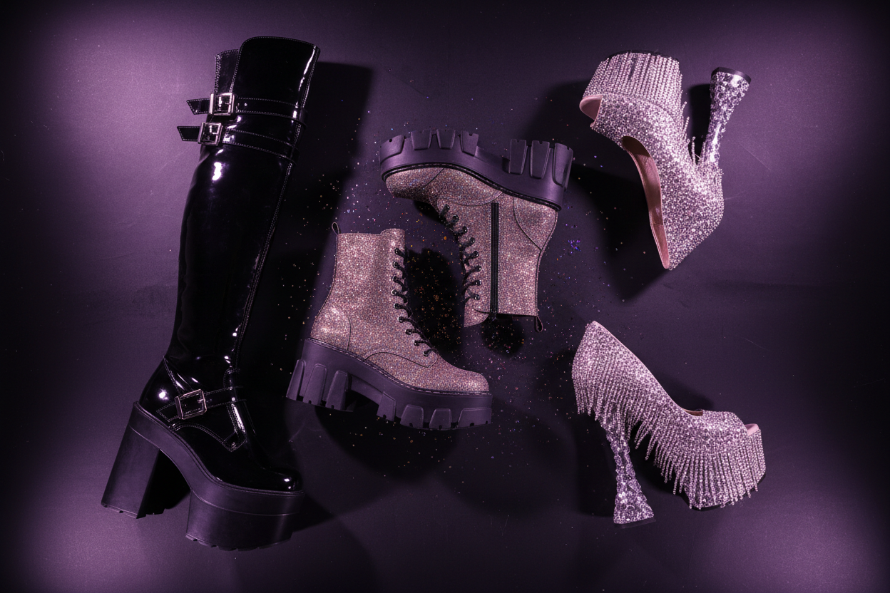 Best Festival Shoes for Performers 2026: Platform Boots, Heels & All-Day Comfort