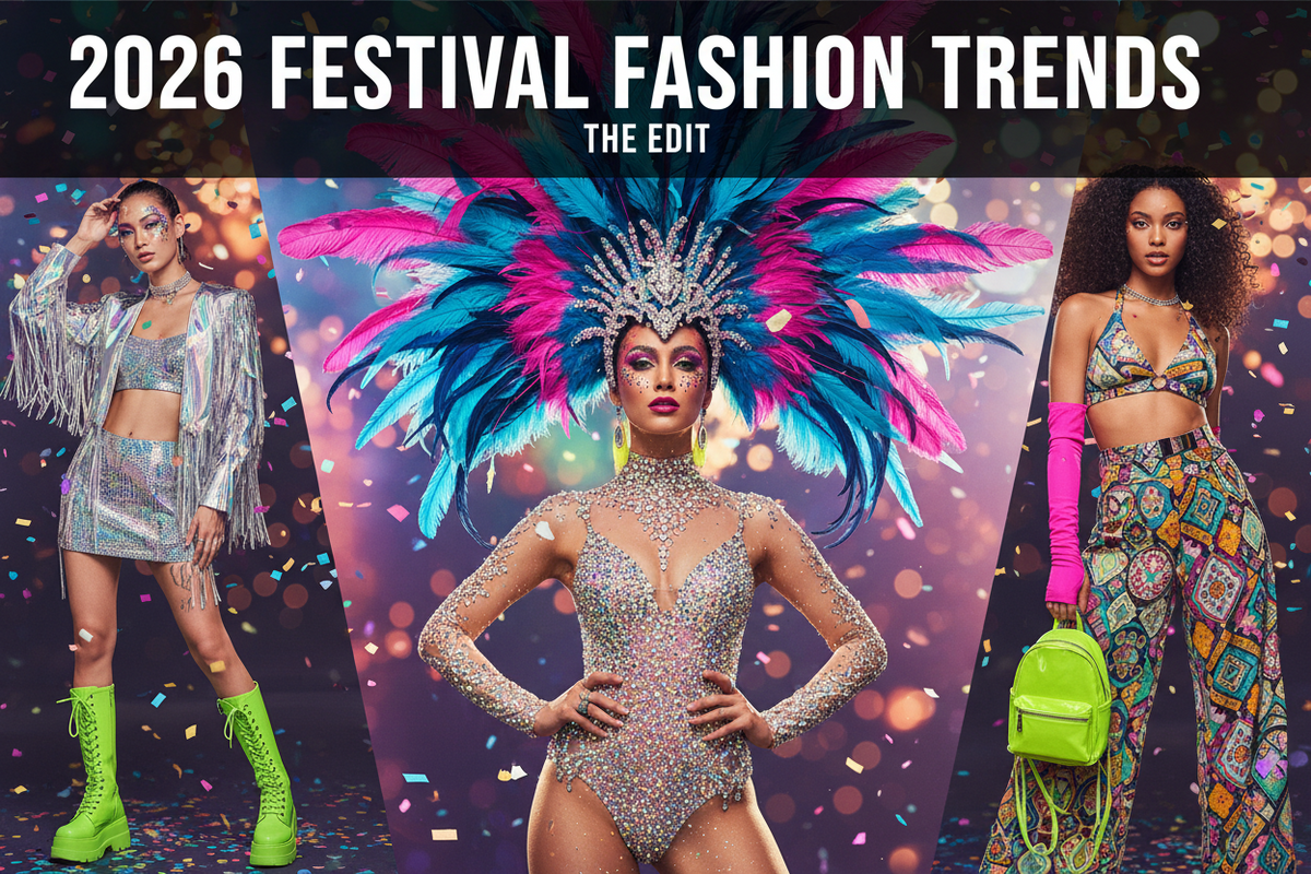 Festival Fashion Trends 2026: What Performers Are Wearing to Carnival, EDM & Pride Events