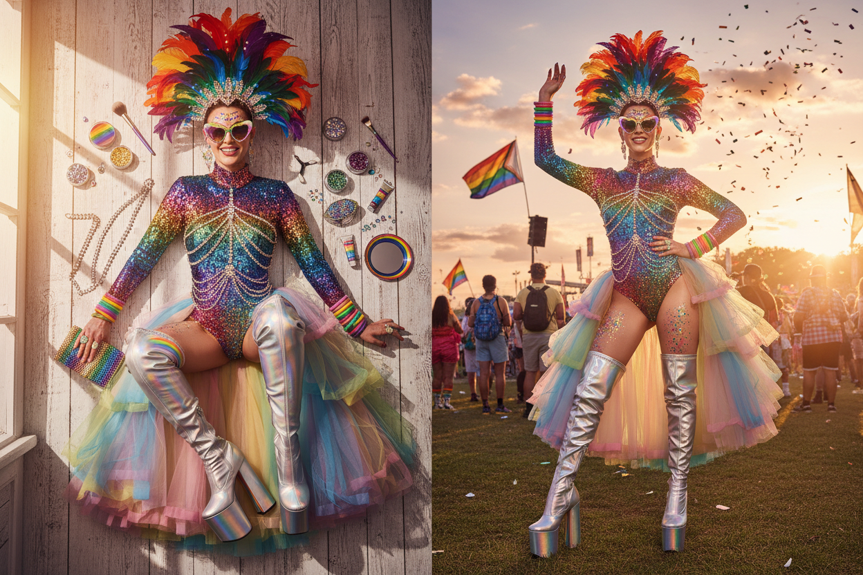 How to Build a Complete Pride Festival Look Head to Toe