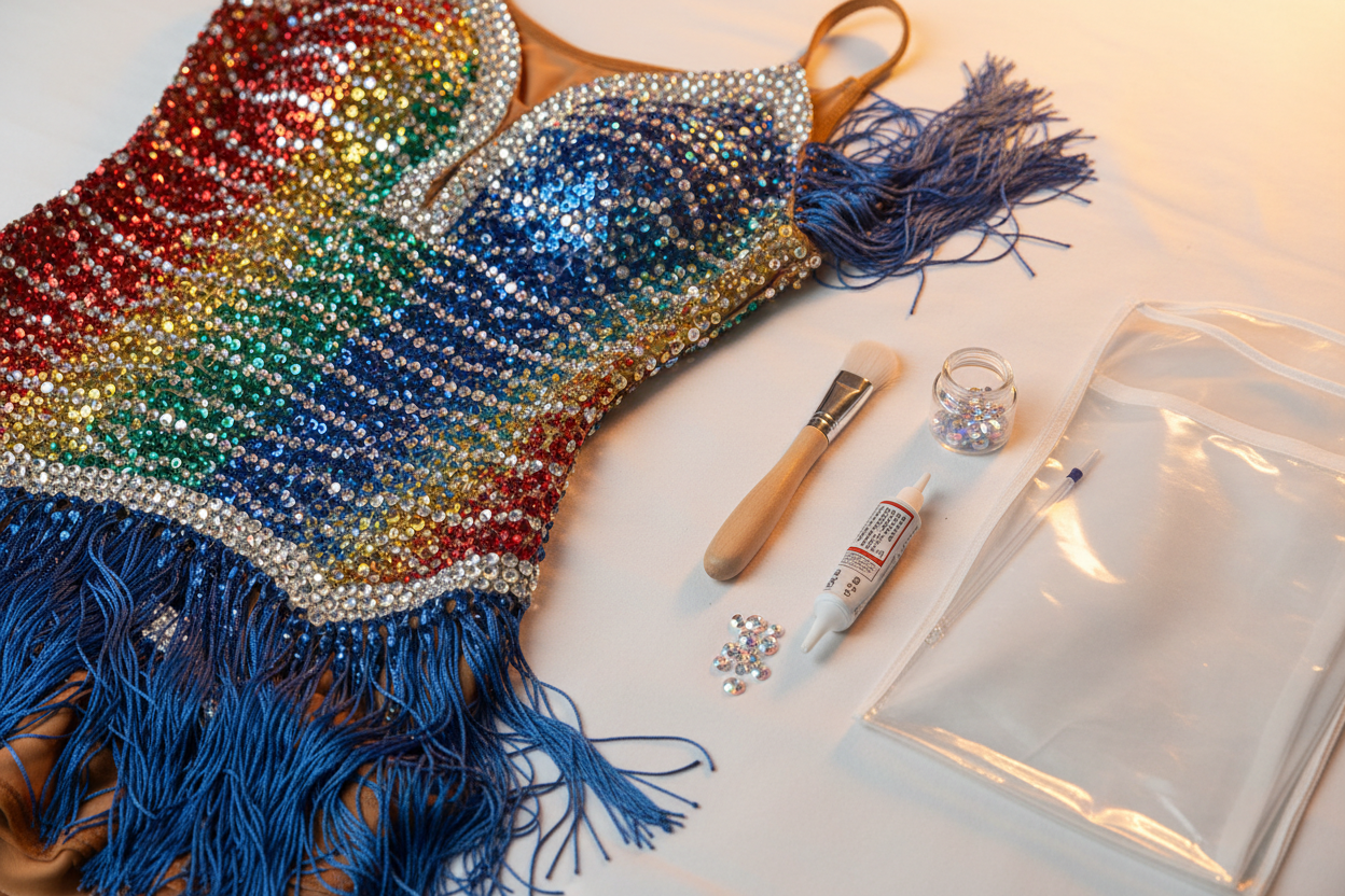 How to Care for Rhinestone & Fringe Dance Costumes