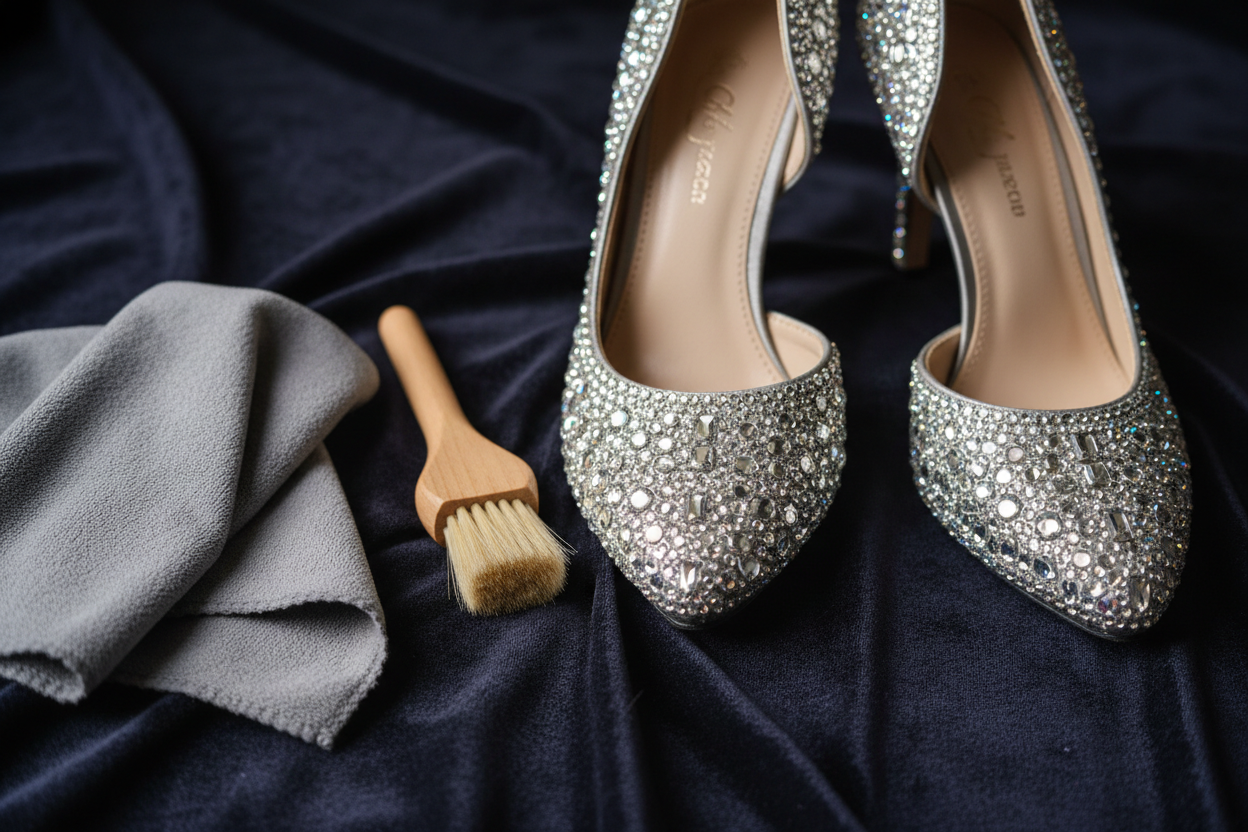 How to Clean & Care for Rhinestone Shoes