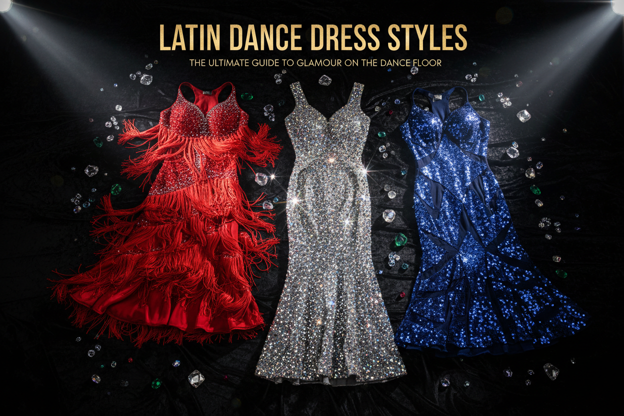 Latin Dance Dress Styles Explained: Fringe, Rhinestone, Sequin & More