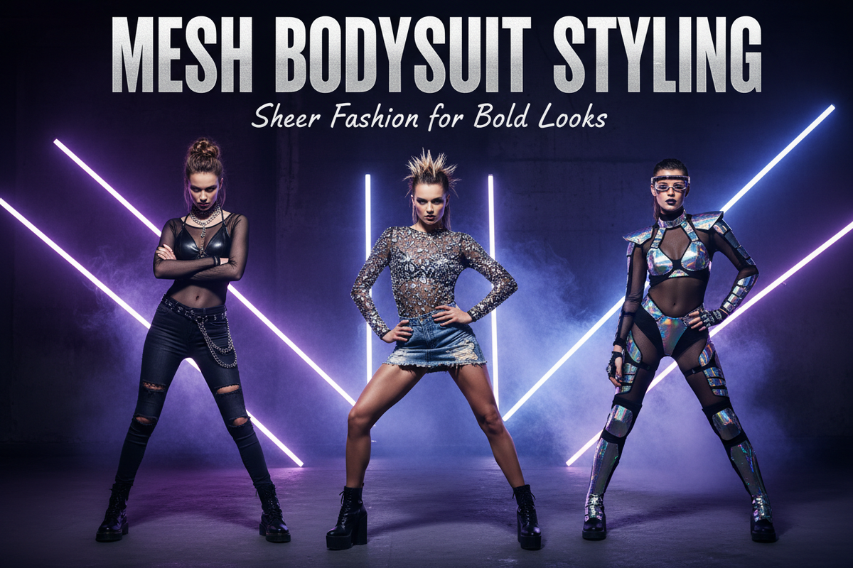 Mesh Bodysuit Styling: Sheer Fashion for Bold Looks