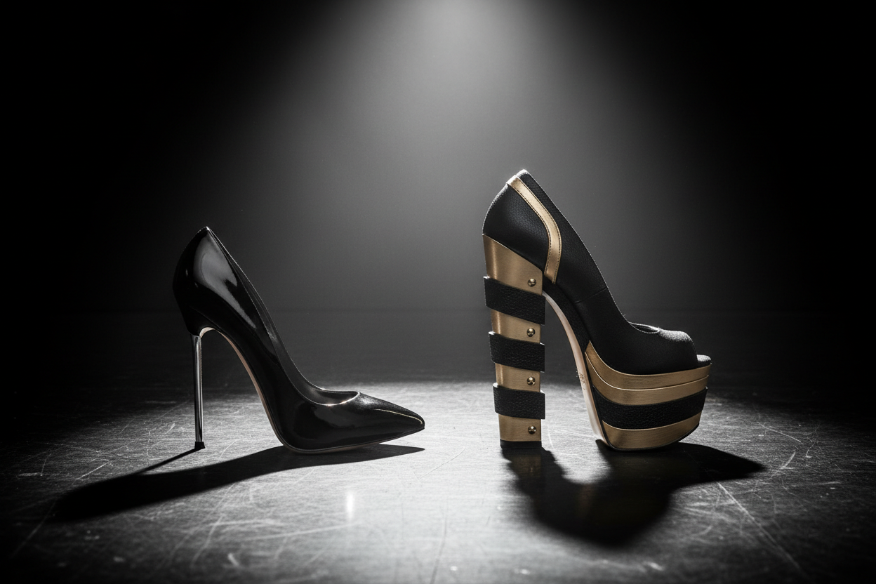 Platform Heels vs Stiletto Heels for Stage Performance
