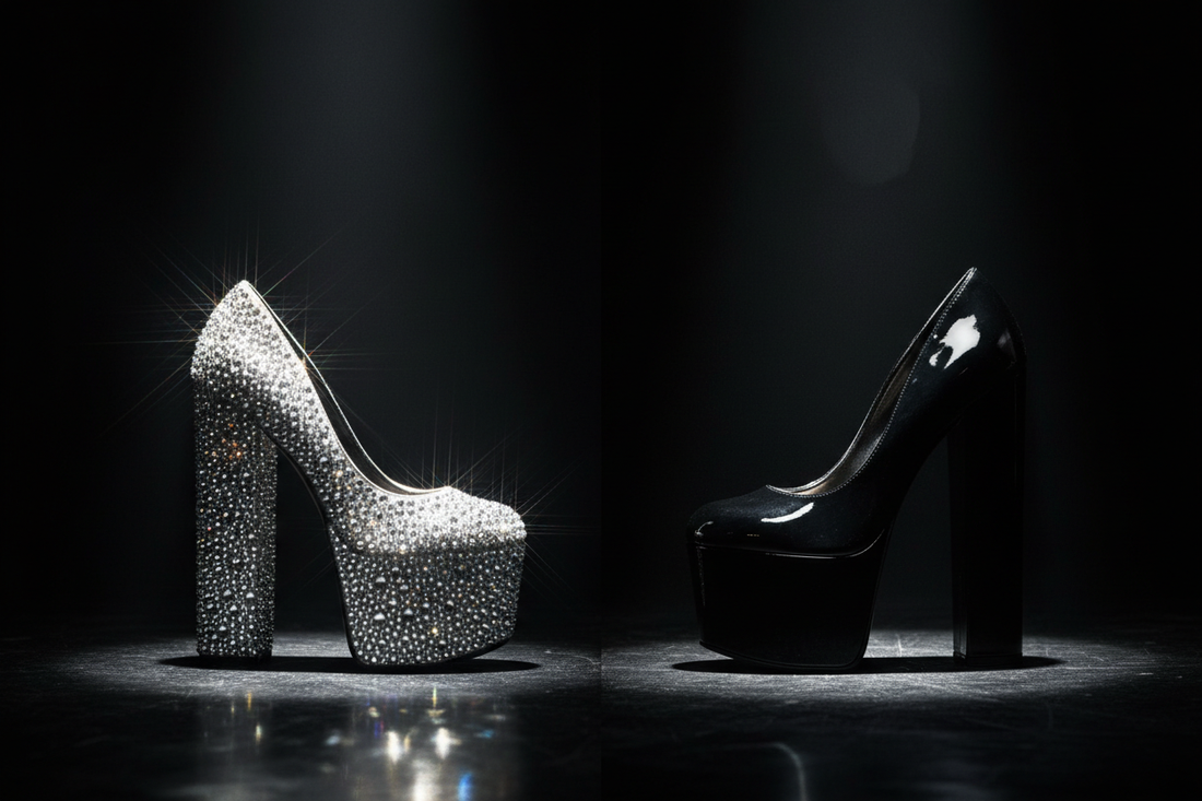 Rhinestone Heels vs Plain Heels: Which Is Better for Stage?