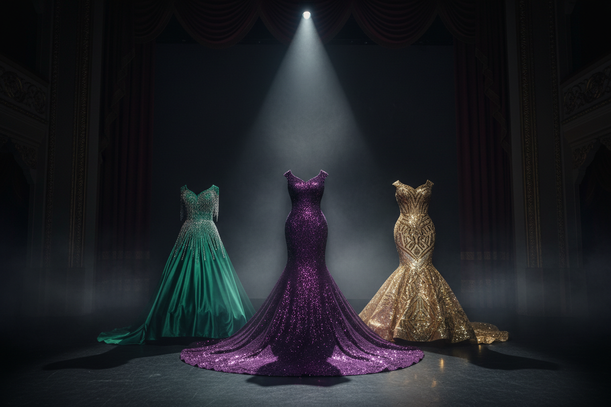 Plus Size Drag Pageant Gowns