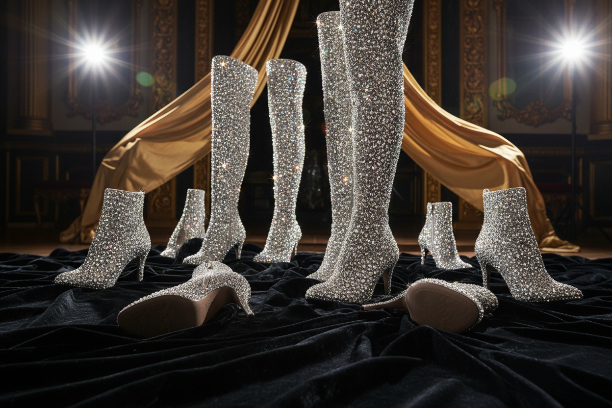 Rhinestone Boots