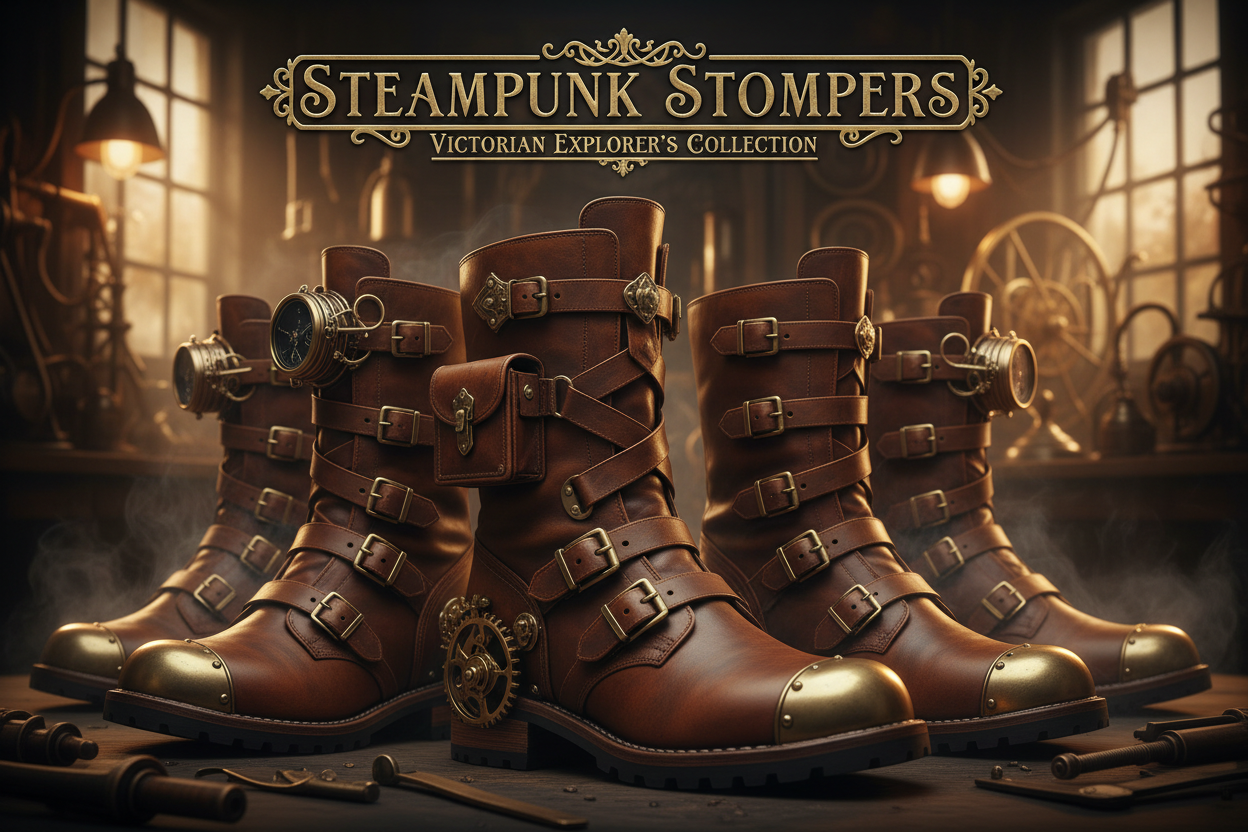 Steampunk Boots for Men