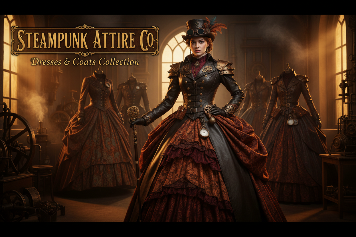 Steampunk Dresses & Coats