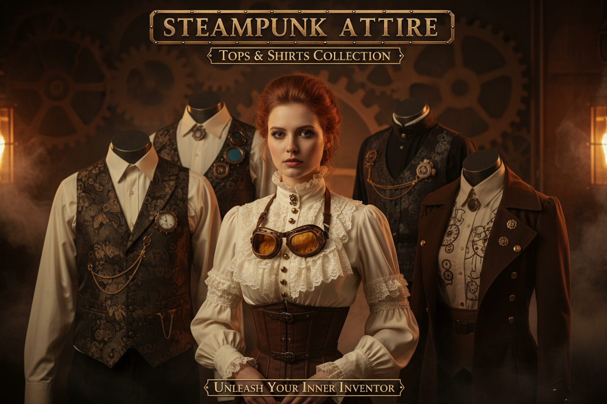 Steampunk Tops & Shirts