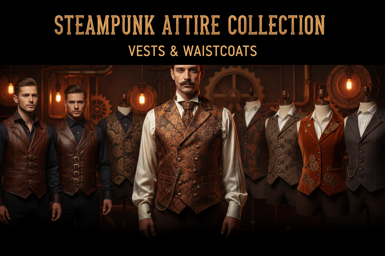Steampunk Vests & Waistcoats