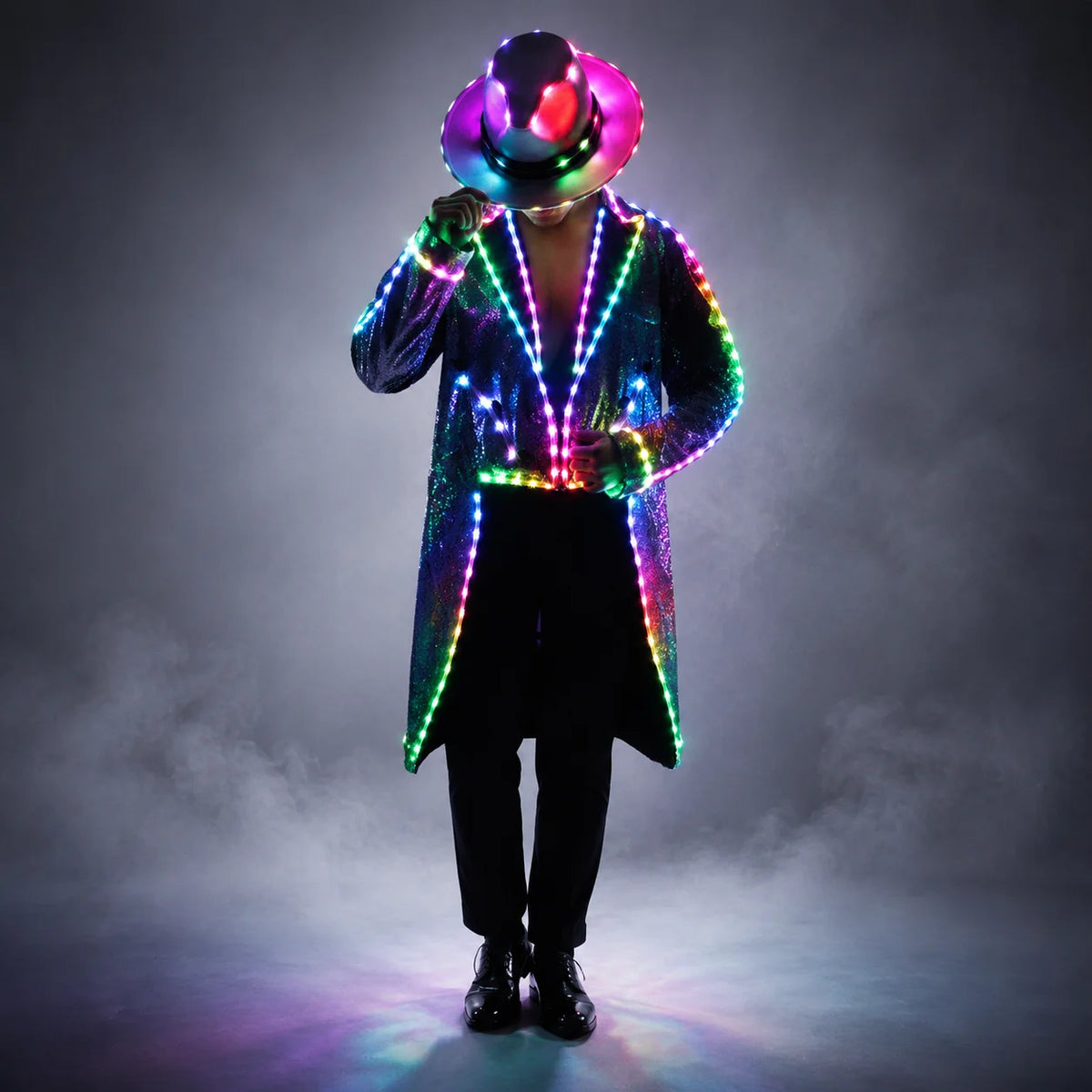 Men’s LED Stage Costume | RGB