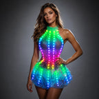 RGB LED Light-Up Dress | Pixel Glow | Rave & Stage | S/M/L