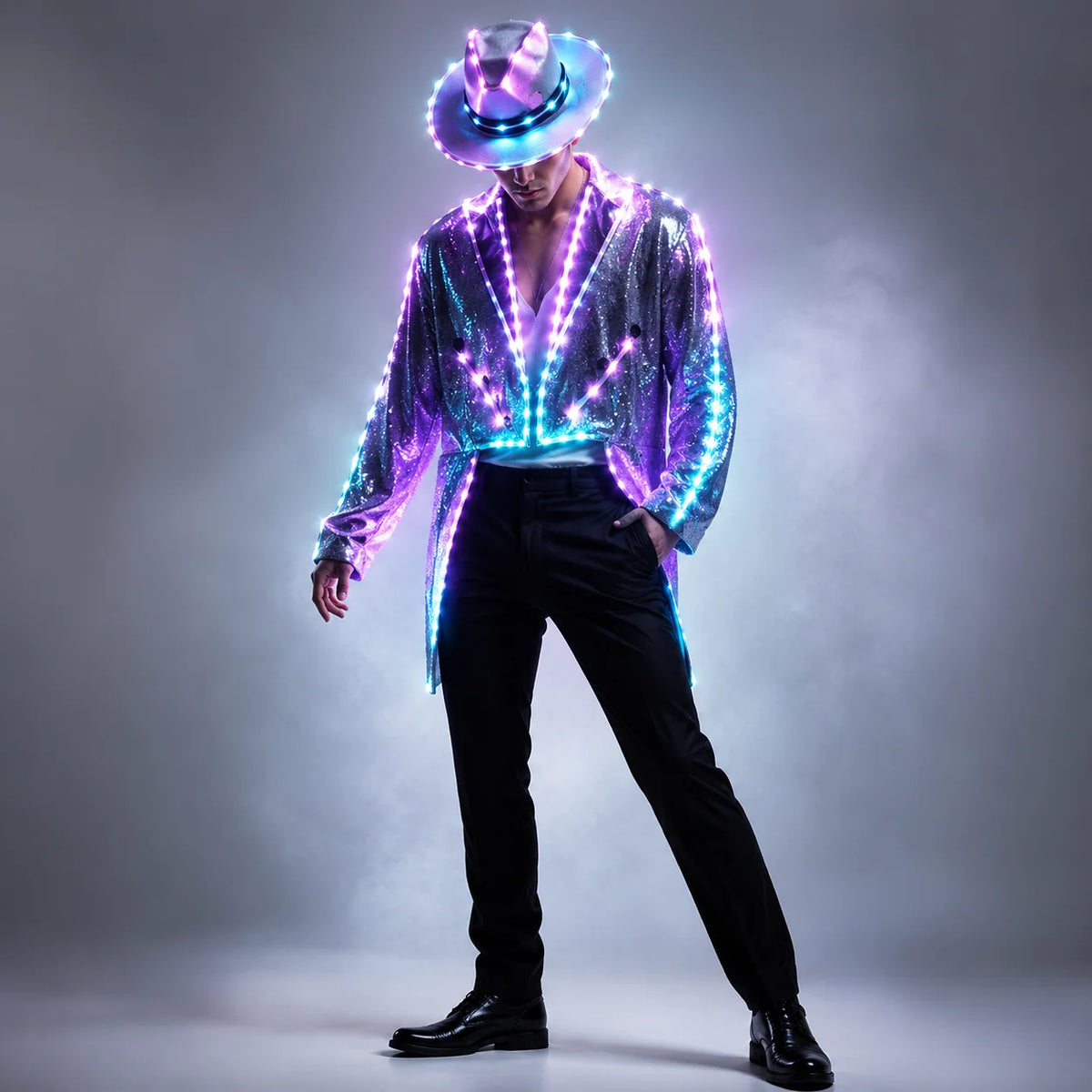Men’s LED Stage Costume | RGB