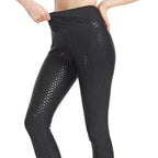 Pole Dance Leggings | Black High-Waist Texture