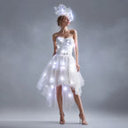 LED Pixel Tutu Dress & Fascinator Hat | Full-Colour RGB | Showgirl & Festival