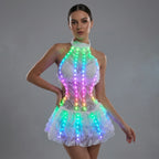 RGB LED Light-Up Dress | Pixel Glow | Rave & Stage | S/M/L