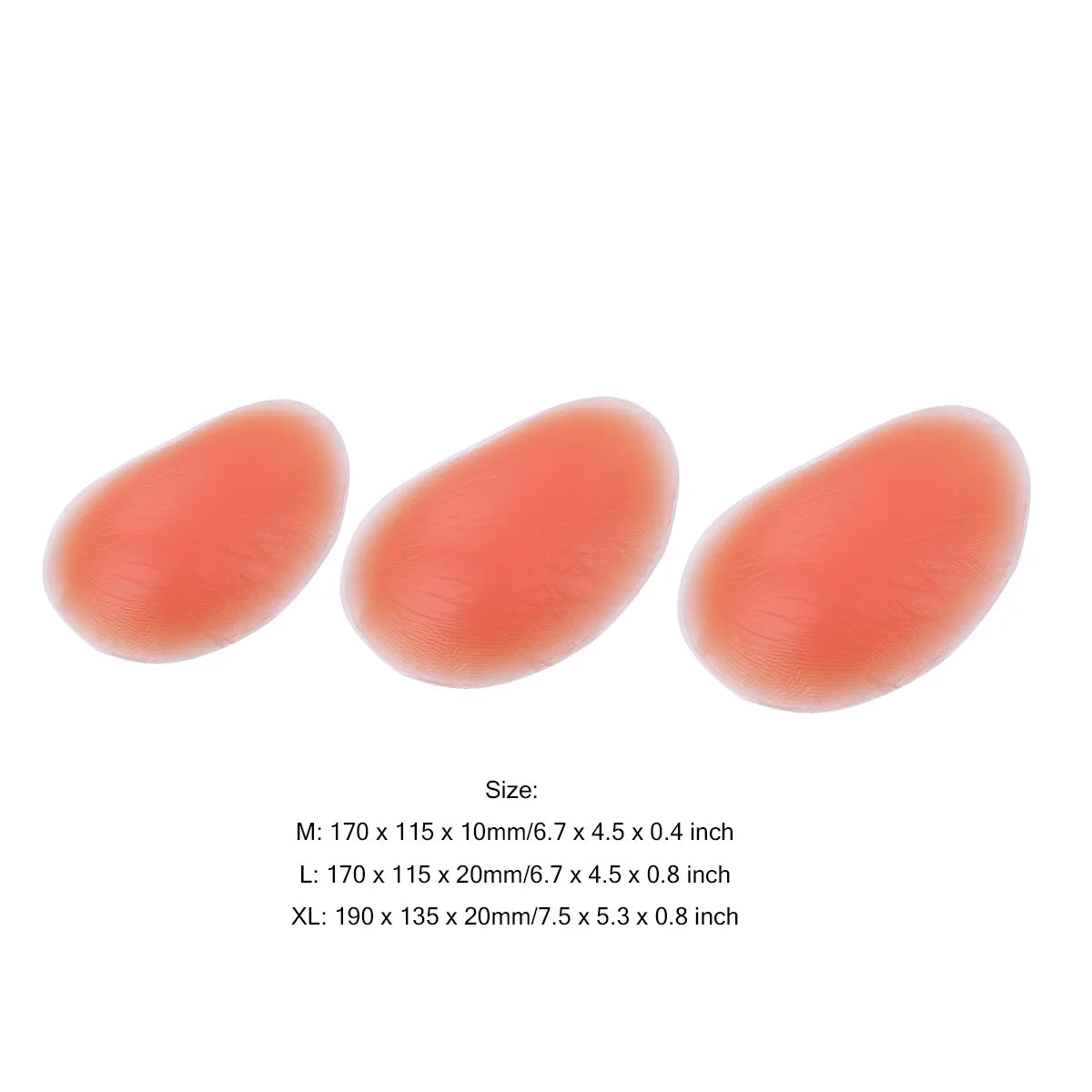 Silicone Butt Pads | Removable Hip Enhancer Inserts