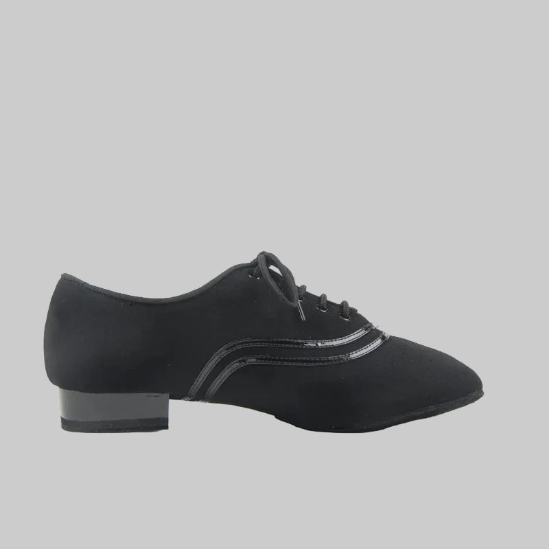 Men's Latin Dance Shoes - Professional Ballroom Oxford Lace-Up