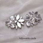 Oversized Rhinestone Cocktail Ring | Adjustable