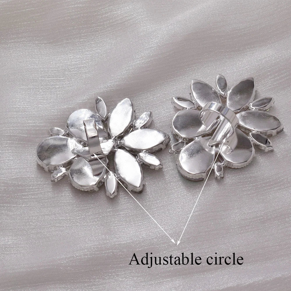 Oversized Rhinestone Cocktail Ring | Adjustable