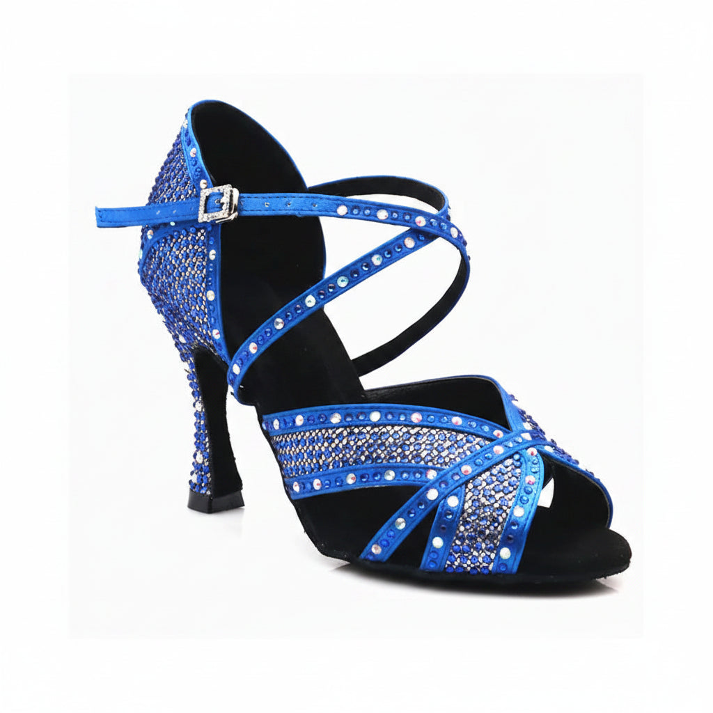 Rhinestone Latin Dance Heels | Multi-Style