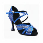 Rhinestone Latin Dance Heels | Multi-Style