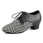 Men's Latin & Modern Dance Shoes | Houndstooth | Low Heel