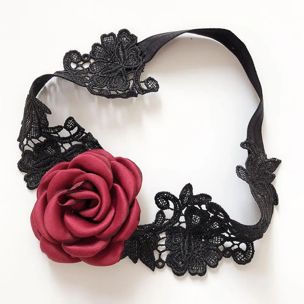 Lace Garter Set | Rose & Floral | Bridal, Burlesque & Gothic