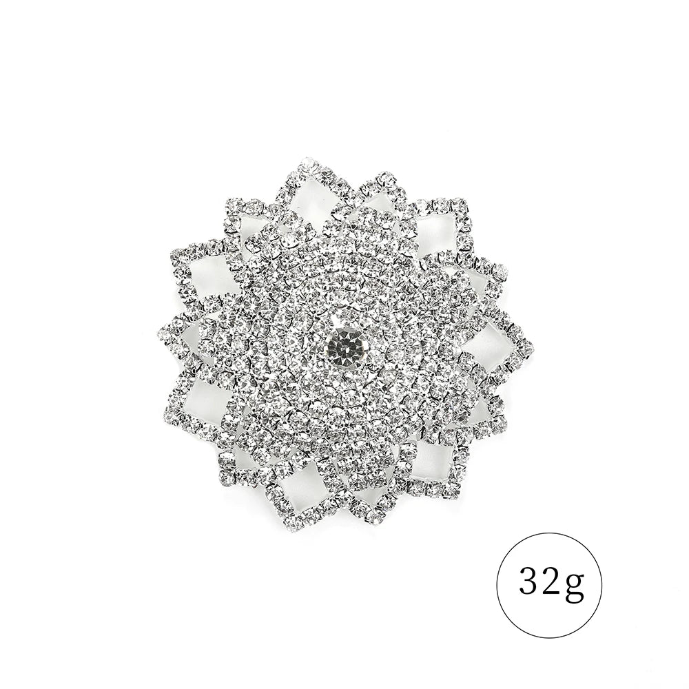 Rhinestone Nipple Covers - Reusable Self-Adhesive Pasties for Performers