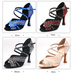 Rhinestone Latin Dance Heels | Multi-Style