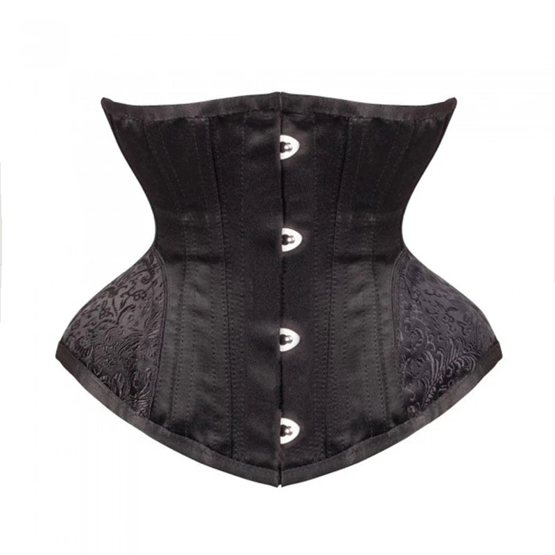 Steel-Boned Underbust Corset | Lace-Up | Waist Trainer
