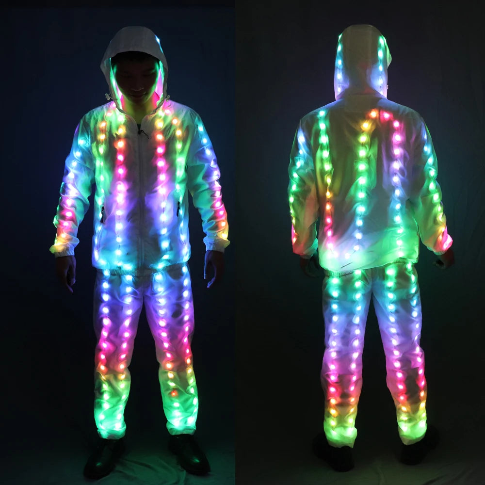 LED Light-Up Suit | Full Color Pixel | Jacket & Pants
