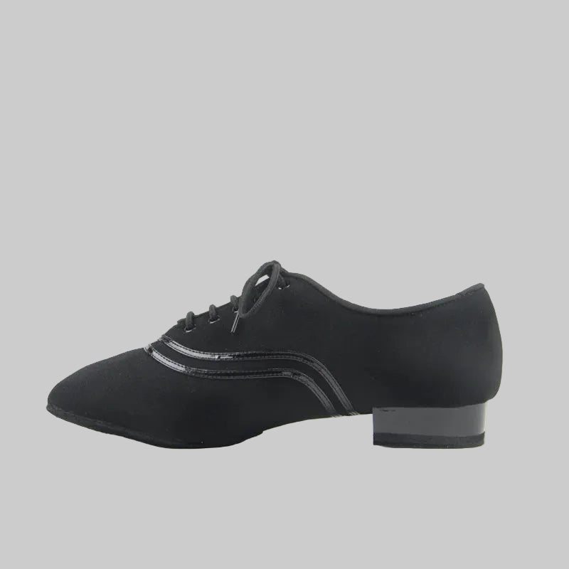 Men's Latin Dance Shoes - Professional Ballroom Oxford Lace-Up