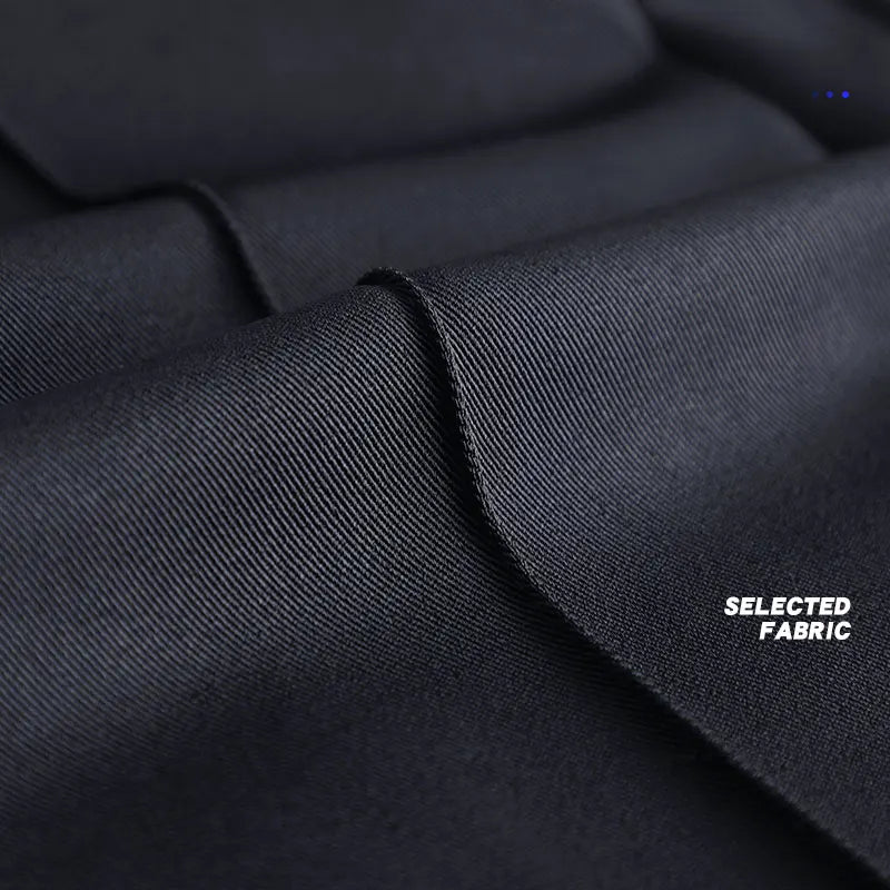Men's Latin & Ballroom Dance Pants | Black Satin Waist | 16 Sizes