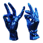 Sequin Stage Gloves | Wrist-Length Sparkle