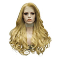 Long Blonde Lace Front Wig | 24 Inch | Natural Wavy