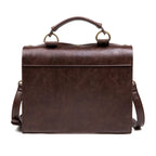 Steampunk Satchel | Brown Clockwork Detail
