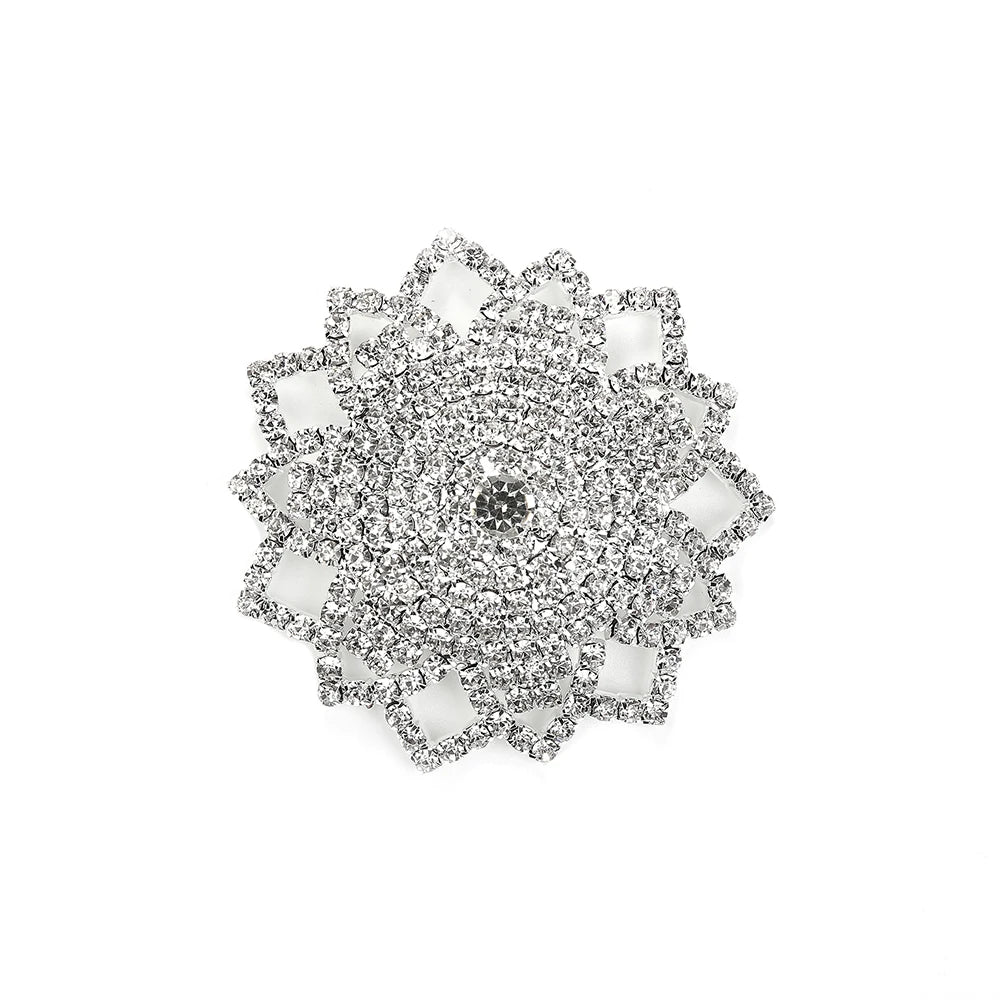 Rhinestone Nipple Covers - Reusable Self-Adhesive Pasties for Performers