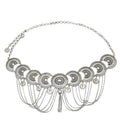 Medallion Chain Belt | Rhinestone Coin Hip Belt | Belly Dance
