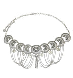 Medallion Chain Belt | Rhinestone Coin Hip Belt | Belly Dance