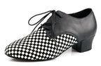Men's Latin & Modern Dance Shoes | Houndstooth | Low Heel