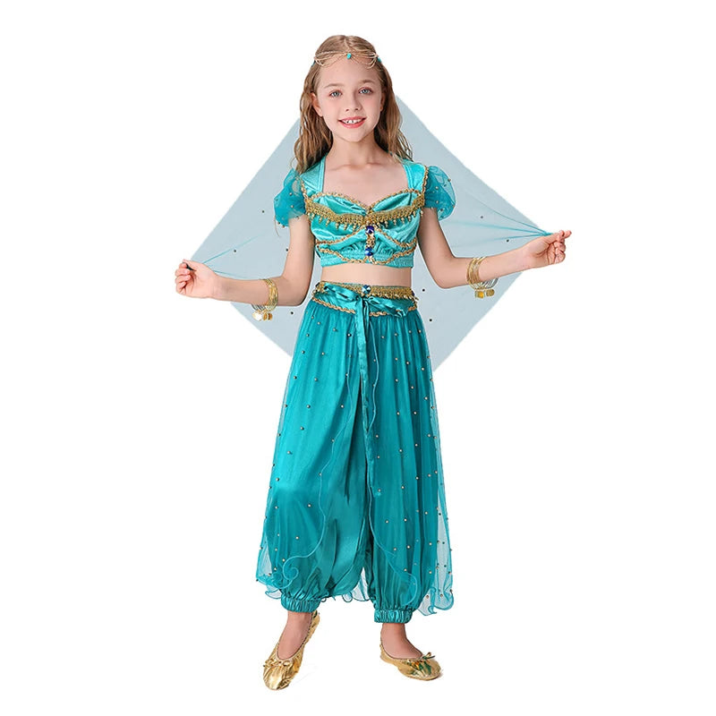 Arabian Princess Costume Set | 3-Piece | Girls & Adult