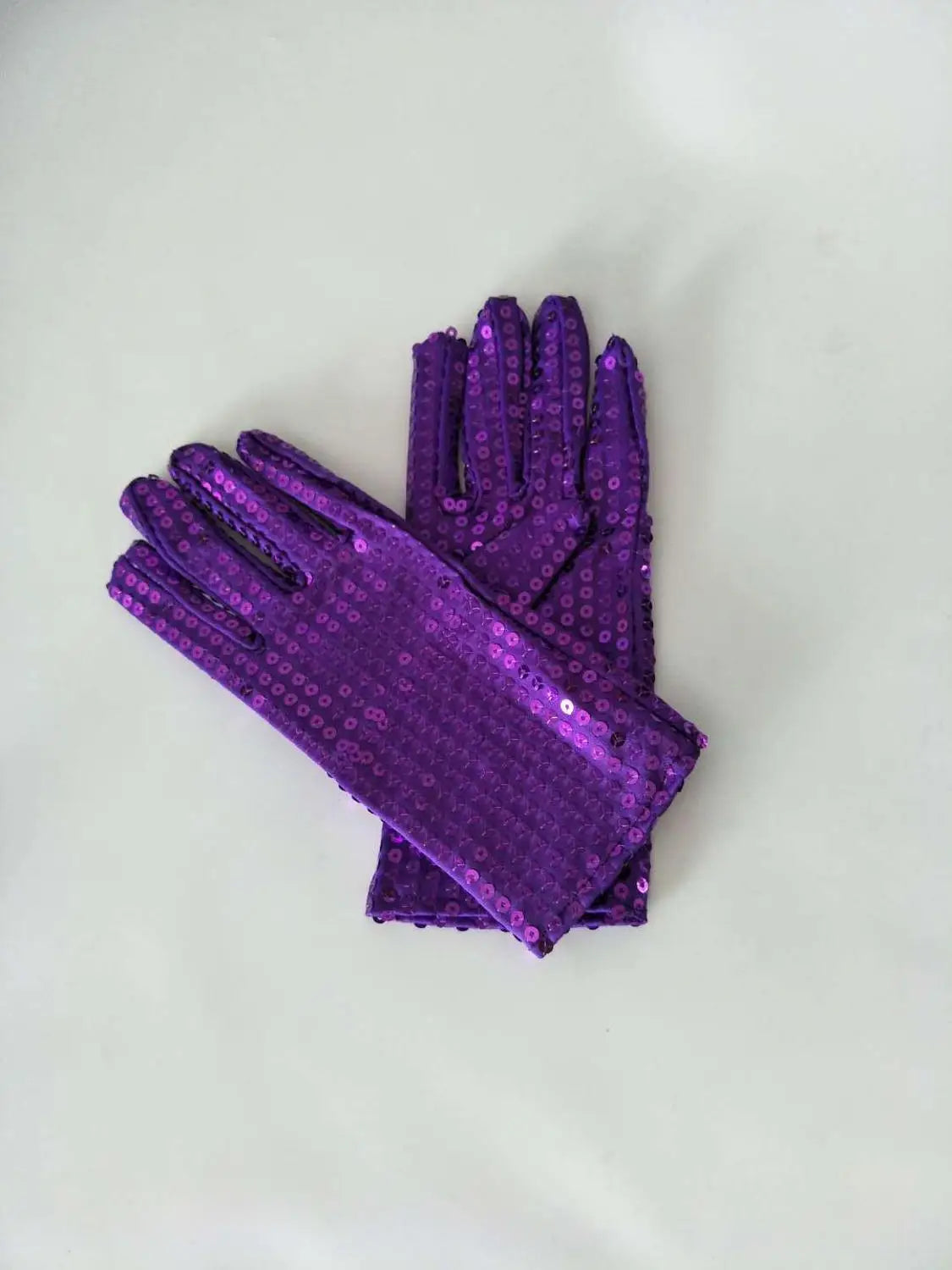 Sequin Stage Gloves | Wrist-Length Sparkle