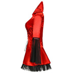 Devil Costume Set | Hooded Tutu Dress with Horns & Cane