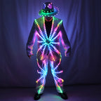 Men's Full-Colour RGB LED Suit | DJ & Stage Performer Costume | Black & White