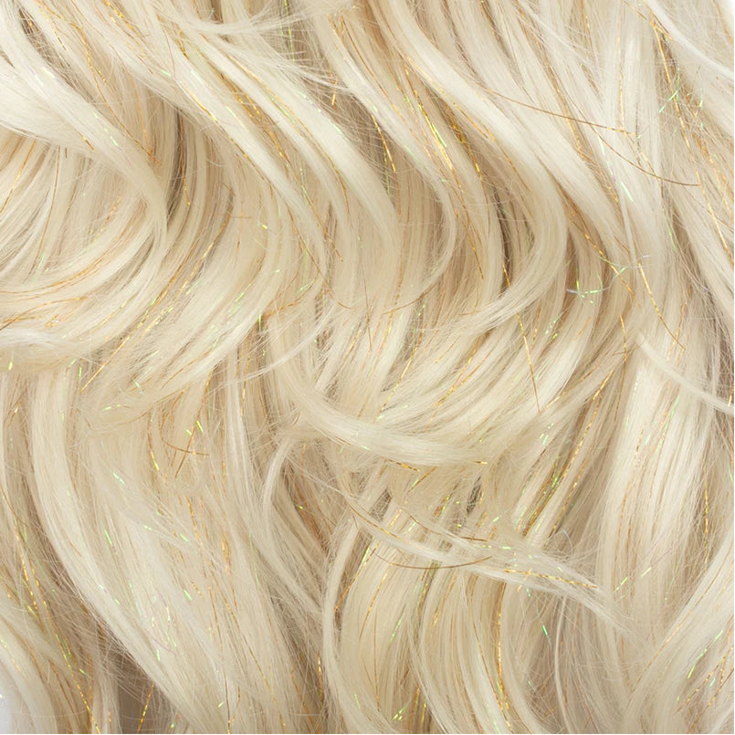 26" Tinsel Glitter Wavy Lace Front Wig - 150% Density Synthetic Wig for Performers