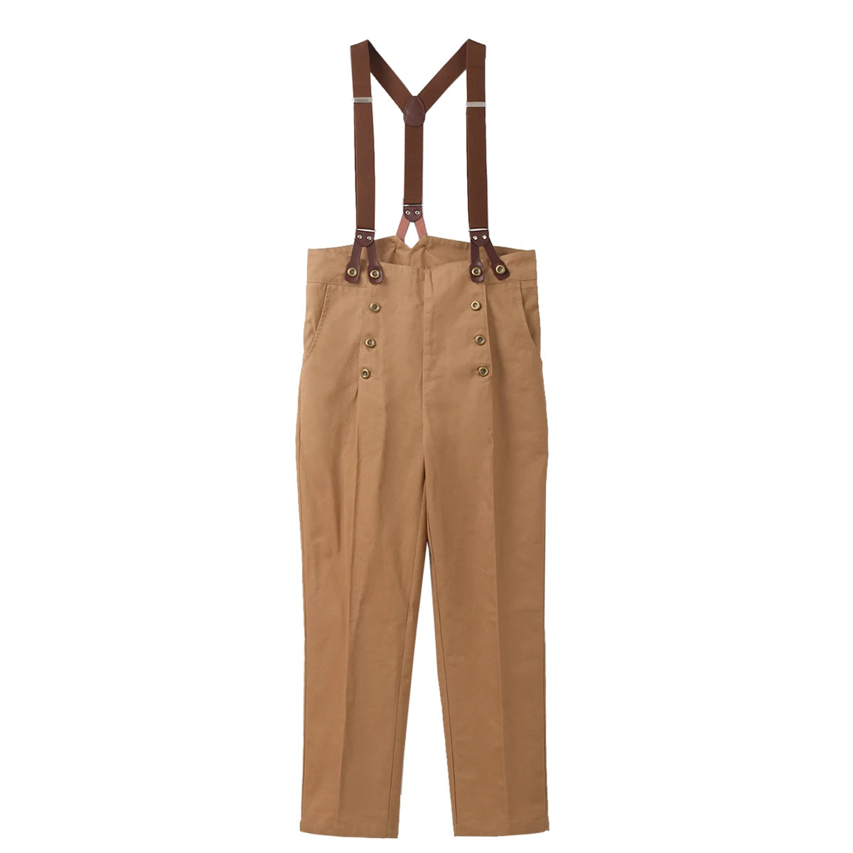 Victorian Steampunk Suspender Pants | High Waist | Men