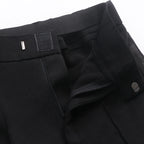 Men's Latin & Ballroom Dance Pants | Black Satin Waist | 16 Sizes